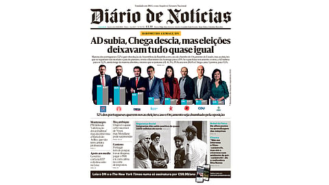 Os títulos do DN desta quarta-feira