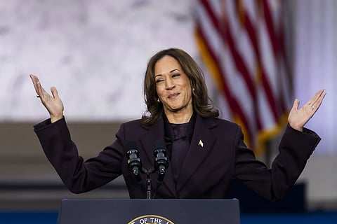 Kamala pronta para "transição pacífica" e desafia apoiantes a continuar a luta
