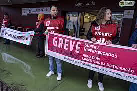 Trabalhadores da distribuição em greve nos dias 24 e 31 de dezembro