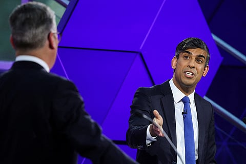 Rishi Sunak qualificado de "medíocre" no último debate antes das legislativas