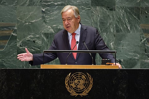 António Guterres fez o discurso de abertura do Debate da 79.ª sessão da Assembleia Geral da ONU.