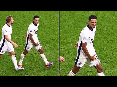 UEFA investiga gesto indecente do inglês Jude Bellingham que arrisca um jogo de castigo