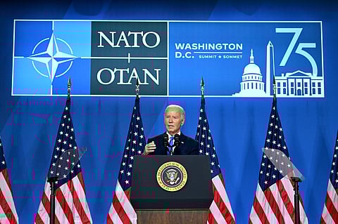 Os 75 anos da NATO foram celebrados numa cimeira em Washington. Joe Biden deu novo fôlego  à organização.