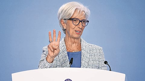 Christine Lagarde, presidente do BCE.