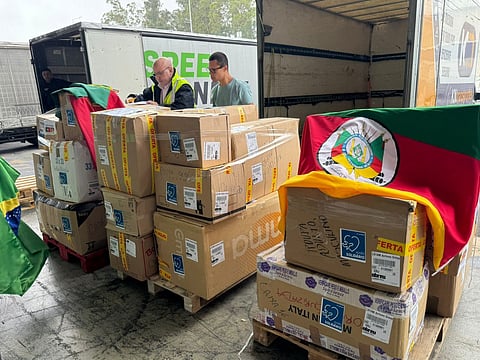 Primeiros 300 quilos serão enviados de avião.