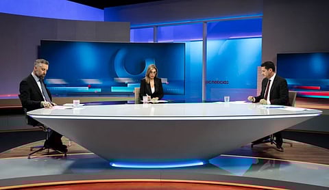 Pedro Nuno Santos e Rui Rocha protagonizaram esta segunda-feira o primeiro debate para as presidenciais, onde os impostos, a saúde, a educação e a habitação foram armas de arremesso entre ambos.