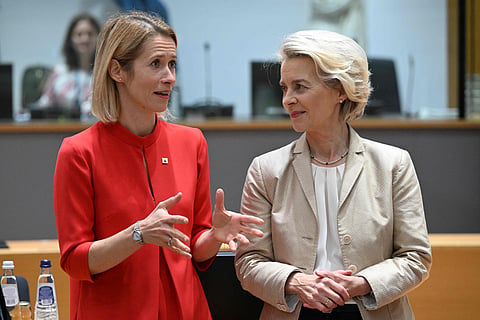 A estónia Kaja Kallas deverá liderar a diplomacia europeia no próximo mandato de Ursula von der Leyen.