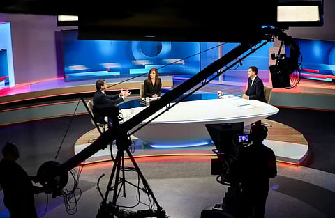 Debate entre André Ventura (Chega) e Rui Rocha (Iniciativa Liberal)