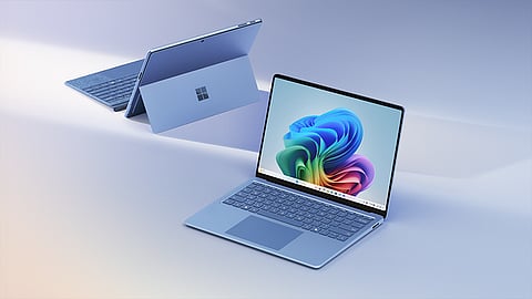 O novo Surface Pro (2 em 1) e o Laptop Co-Pilot+