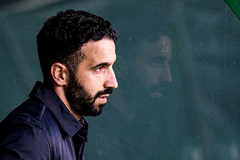 O treinador do Sporting, Rúben Amorim