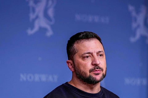 Presidente da Ucrânia, Volodymyr Zelensky. 