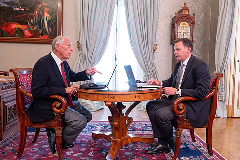 Europeias. Marcelo e Montenegro juntos em vídeo de incentivo ao voto antecipado