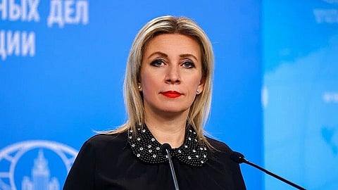 Maria Zakharova, pota-voz da diplomacia russa.