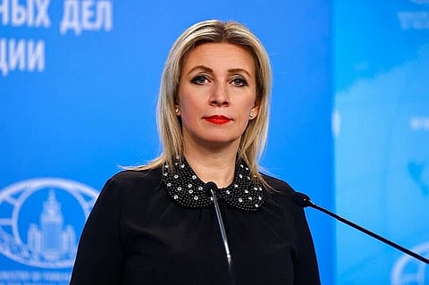 Maria Zakharova, pota-voz da diplomacia russa.