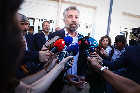 Líder do PS, Pedro Nuno Santos.