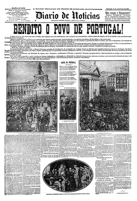 "Bendito o povo de Portugal!"
