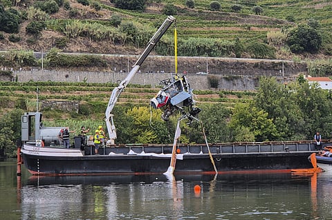 Piloto do helicóptero que caiu no Douro foi constituído arguido por suspeita de fazer acrobacias