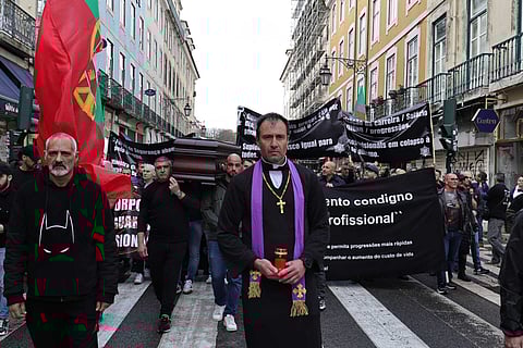 Manifestação de Guardas prisionais em Lisboa