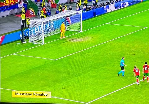 BBC escreve "Misstiano Penaldo" após Ronaldo falhar penálti e gera indignação