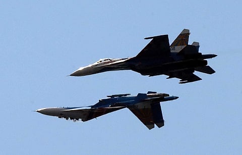 Rússia diz ter intercetado três aeronaves francesas sobre o Mar Negro