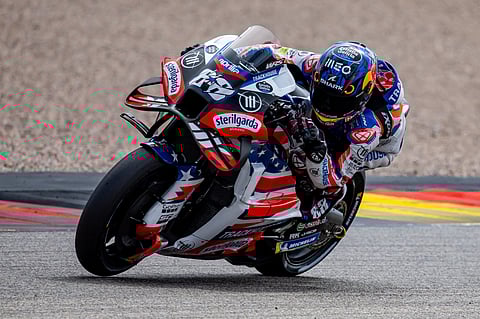 Miguel Oliveira garantiu a passagem à segunda fase de qualificação do GP da Alemanha.
