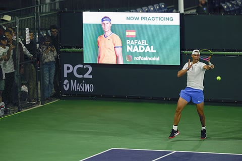 Tenista espanhol Rafael Nadal desiste de Indian Wells