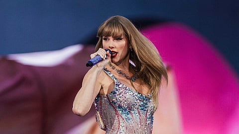 Taylor Swift no concerto em Lisboa