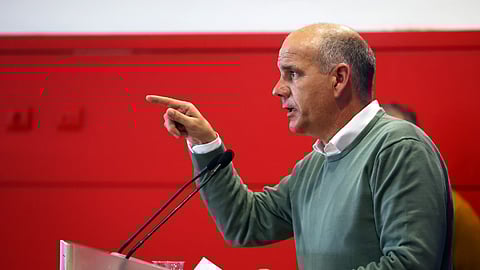Secretário-geral do PCP, Paulo Raimundo. 