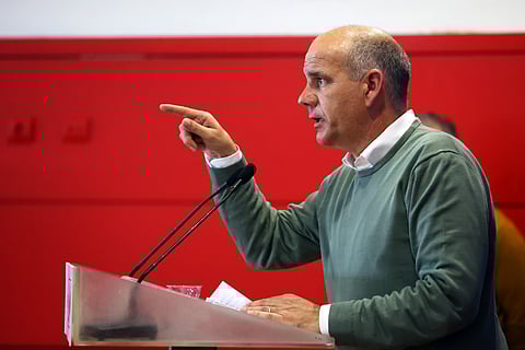 Secretário-geral do PCP, Paulo Raimundo. NUNO VEIGA/LUSA