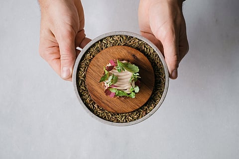 Imagem de uma das propostas do restaurante Cura.