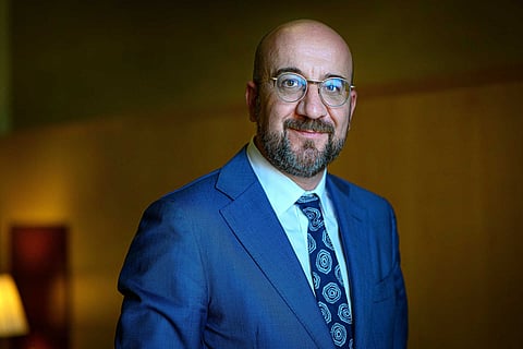 O presidente do Conselho Europeu.