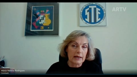 A presidente do STE, Maria Helena Rodrigues