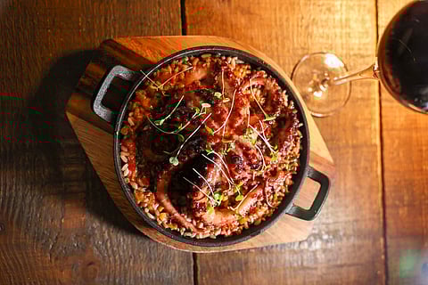 Receita arroz de polvo no forno