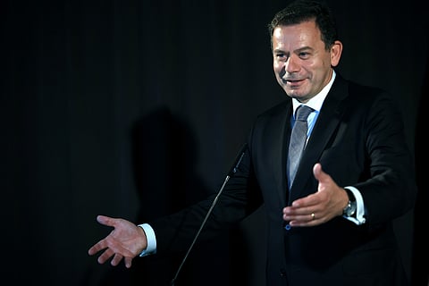 Luís Montenegro na Suíça a comemorar o 10 de Junho.