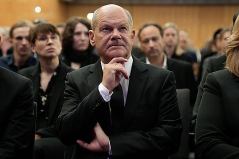 Olaf Scholz,  chanceler alemão.