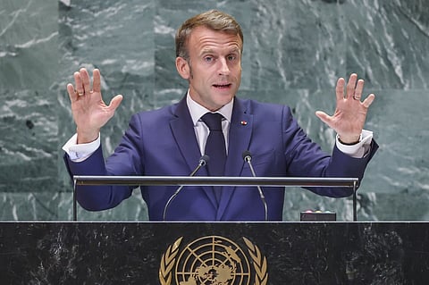 Macron quer limite ao poder de veto do Conselho de Segurança da ONU para crimes em massa