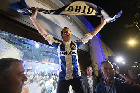 Villas-Boas não escondeu a euforia na noite em que foi eleito presidente do FC Porto com mais de 80% dos votos.