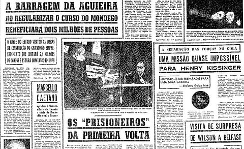 Presidente visitava obras na Aguieira