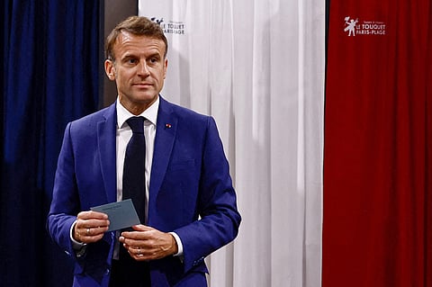 Discurso do presidente francês contra aliança com a extrema-esquerda tem sido repetido por várias figuras do seu campo político.