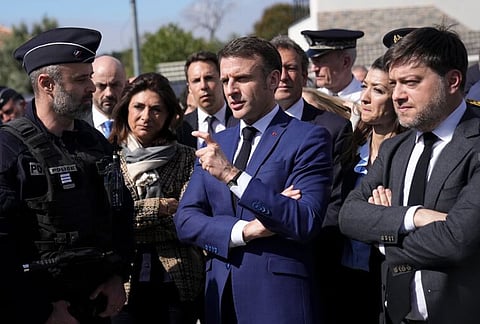O presidente francês, Emmanuel Macron
