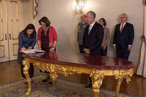 Tomada de posse da maestrina Joana Carneiro como membro do Conselho de Estado.
