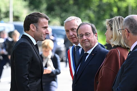 François Hollande foi sucedido na presidência francesa por Emmanuel Macron. 