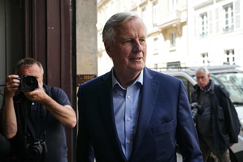 O primeiro-ministro francês, Michel Barnier