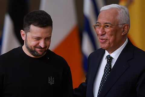 Costa diz que Ucrânia fará parte da União Europeia e Zelensky pede-lhe união com EUA