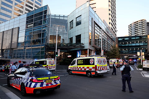A polícia australiana aconselhou as pessoas a evitarem a zona do centro comercial.