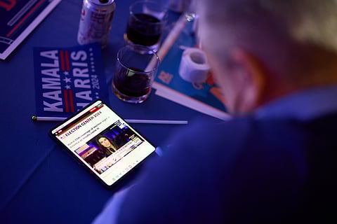 Para os apoiantes de Kamala Harris a noite foi de ansidade, nervos e desilusão.