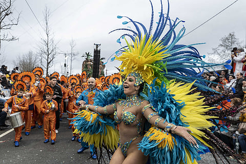 Apesar do mau tempo, Ovar foi um dos sítios onde se celebrou o Carnaval.