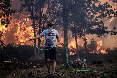 Incêndio em Oliveira de Azeméis