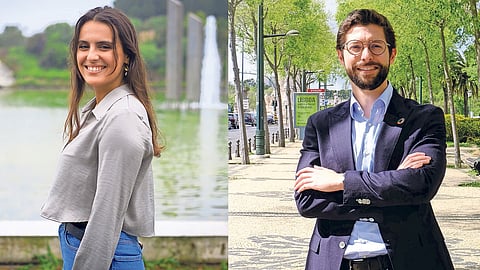 Sofia Pereira, 25 anos, disputa a liderança da JS com o eurodeputado Bruno Gonçalves, de 27.