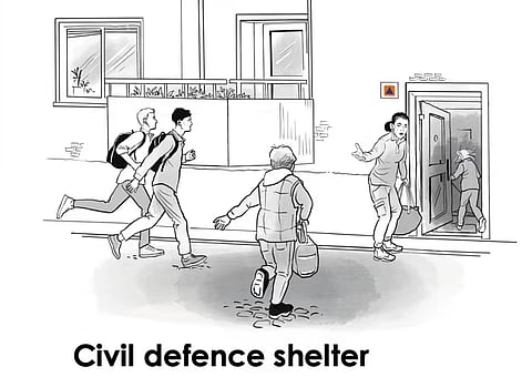 Imagem da versão em inglês do panfleto sueco para preparar a população para um conflito.